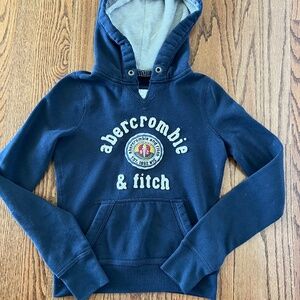 Abercrombie and Fitch girls or boys hooded sweatshirt, size S